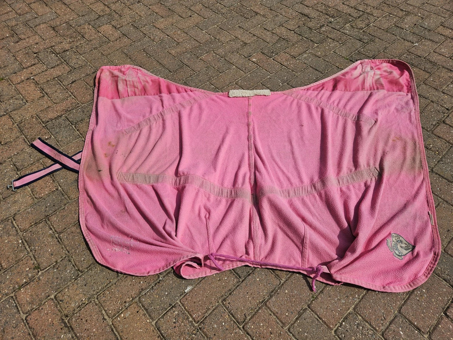 4'9 Cottage Craft Pink Horse Fleece RU208