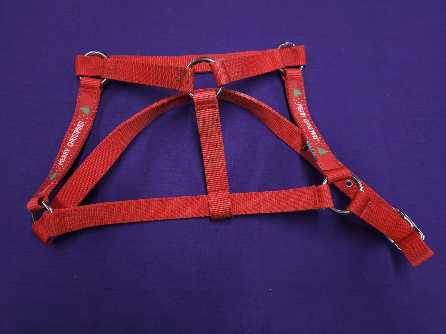 HY Equestrian Merry Christmas Red Full Size Horse Headcollar HC86