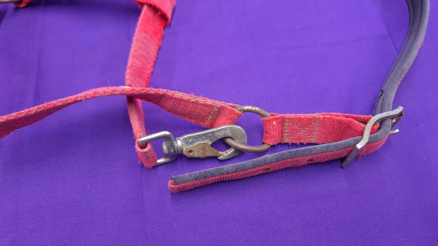 Red Full Size Horse Headcollar HC33