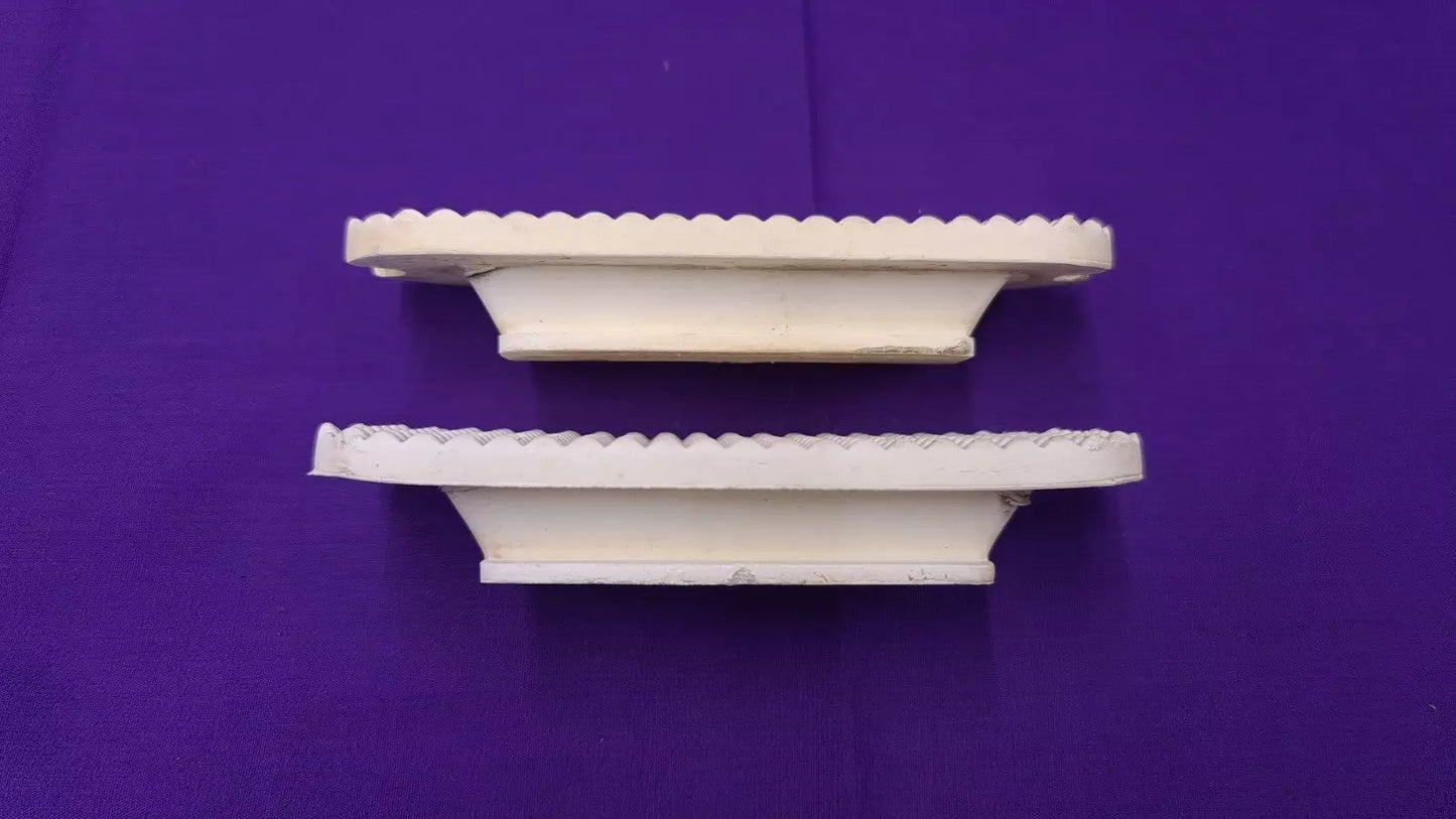 4.75" White Horse Riding Stirrup Treads ST66