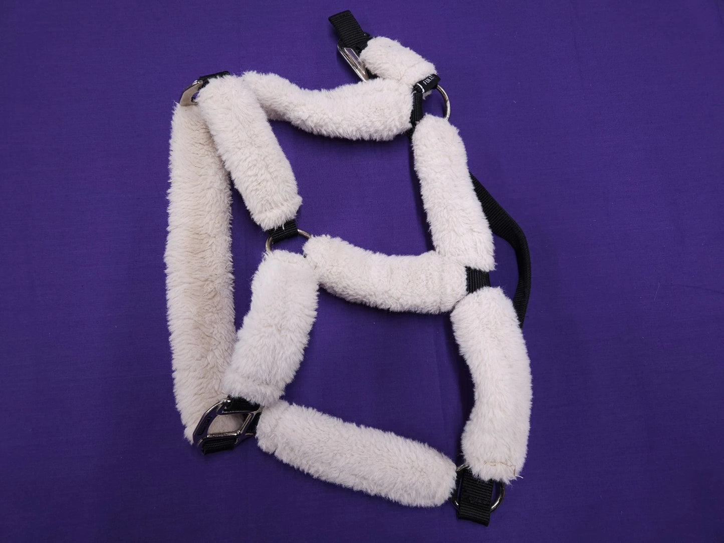LeMieux Full Size Black And White Comfort Horse Headcollar HC87