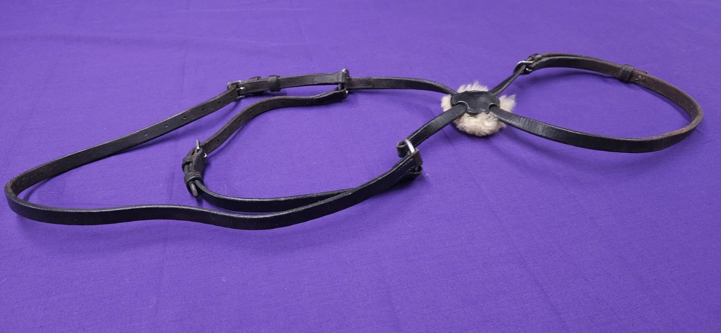 Full Size Black Horse Grackle Noseband BR421