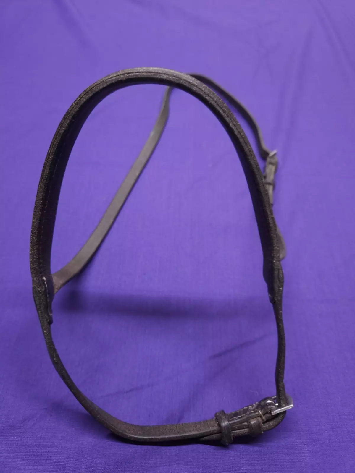 Pony Sized Brown Leather Noseband Horse Bridle Part BR401