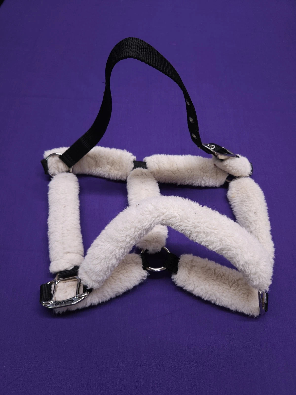 LeMieux Full Size Black And White Comfort Horse Headcollar HC87