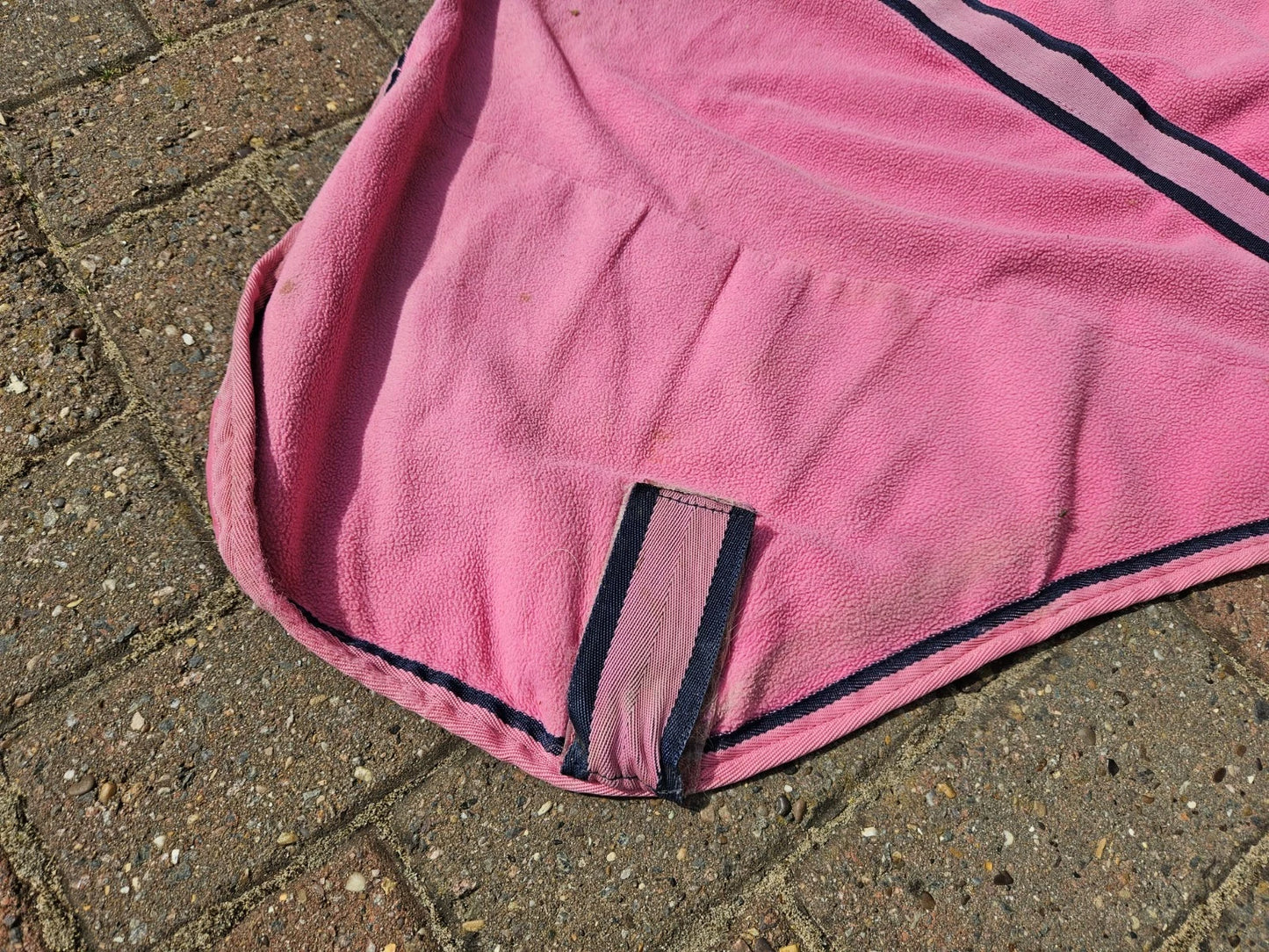 4'9 Cottage Craft Pink Horse Fleece RU208