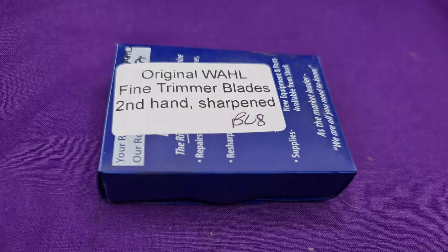 WAHL Fine Trimmer Sharpened Horse Cliiper Blades BL8