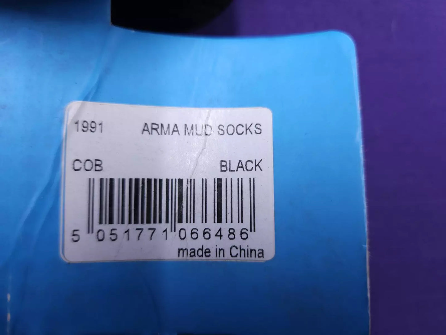 Arma Black Cob Size Horse Mud Socks HB141