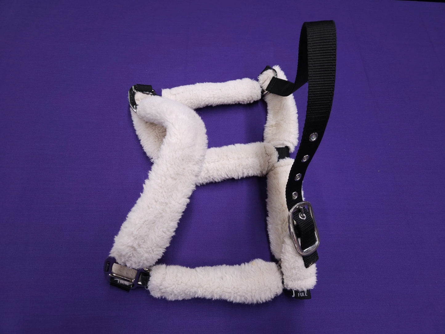 LeMieux Full Size Black And White Comfort Horse Headcollar HC87