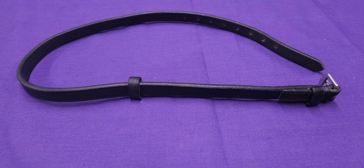 Black Full Size Horse Bridle Flash Strap BR448