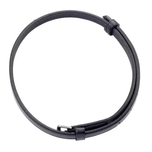 28" HY Black Replacement Flash Or Lip Strap Horse Bridle Part BR147