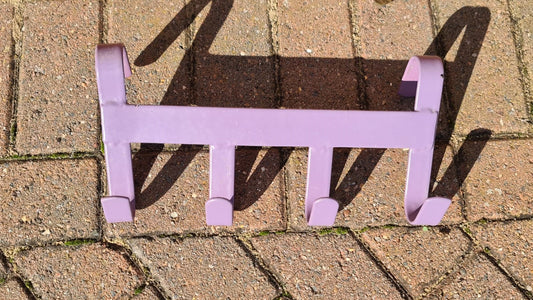 Bridle Hook Hanger Purple Lilac 4 Hooks