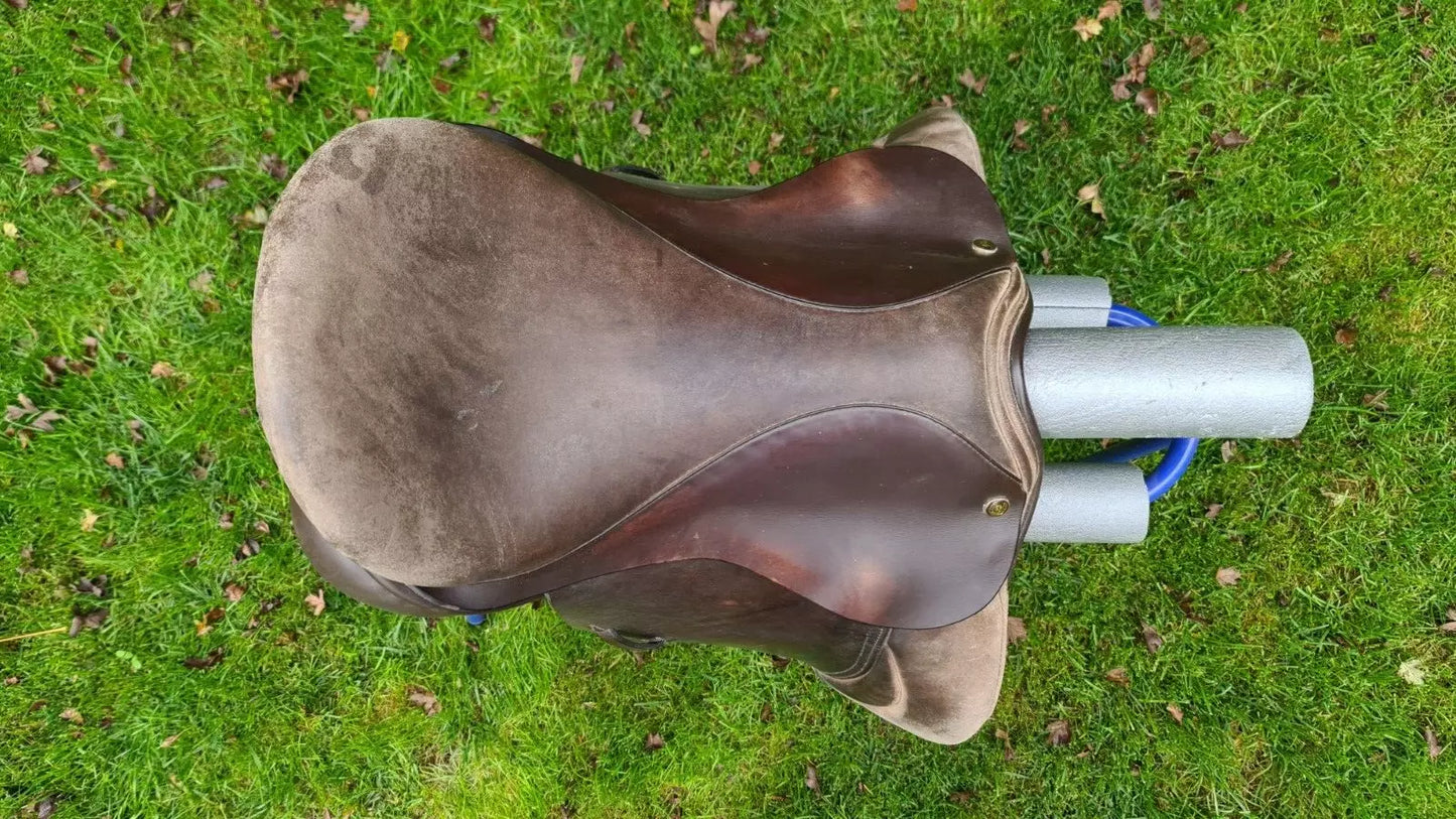 17" Brown Straight GP Saddle