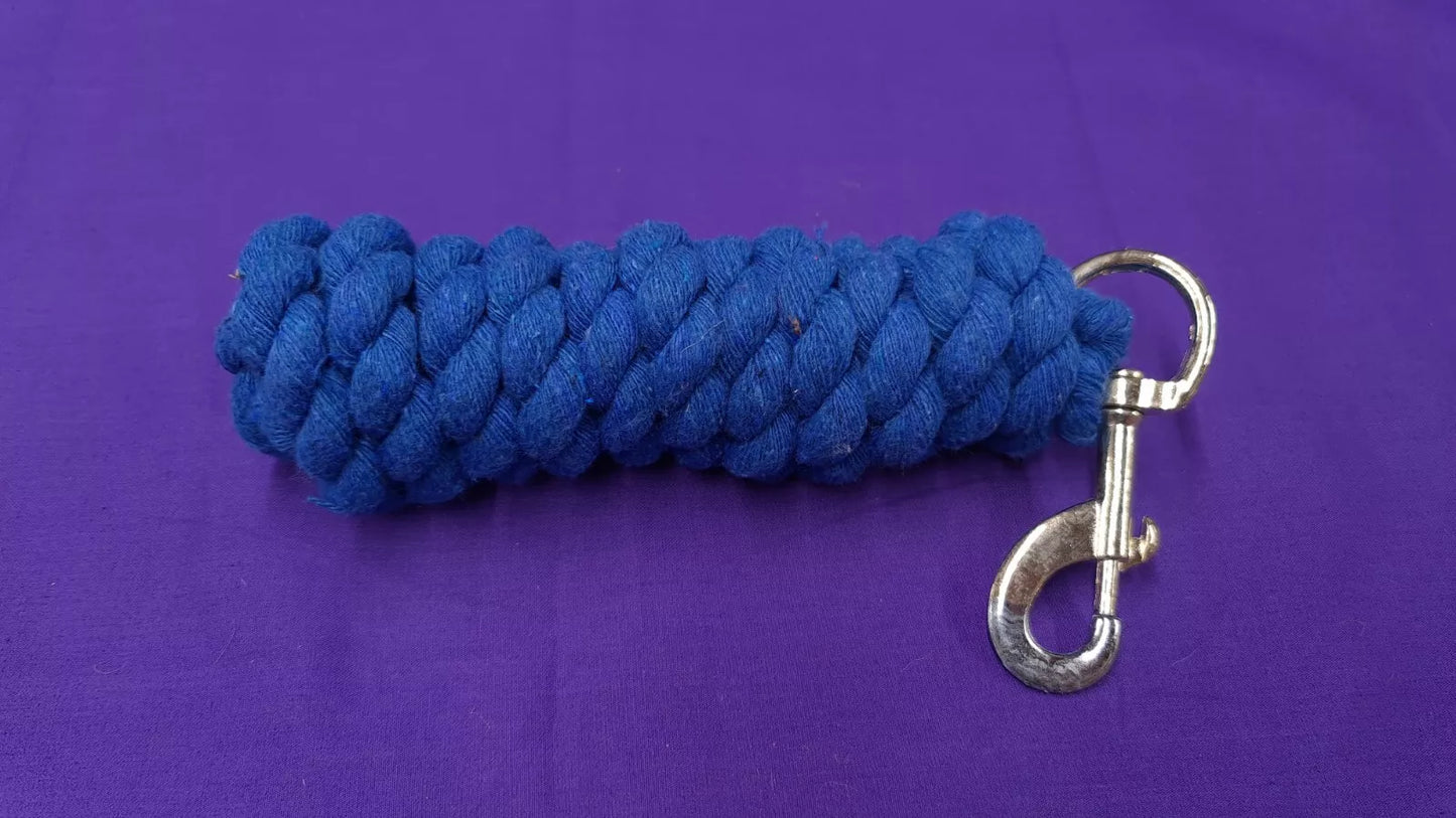 Lead Rope Cotton Royal Blue