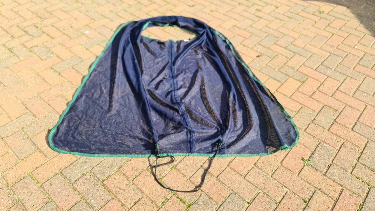 5'9 125 cm Navy And Green Horse Cooler Sheet