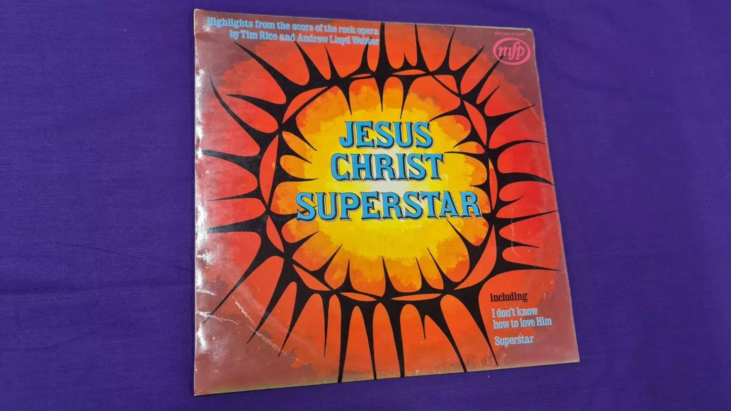 Tim Rice And Andrew Lloyd Webber Jesus Christ Superstar MFP 5280 Vinyl LP Record