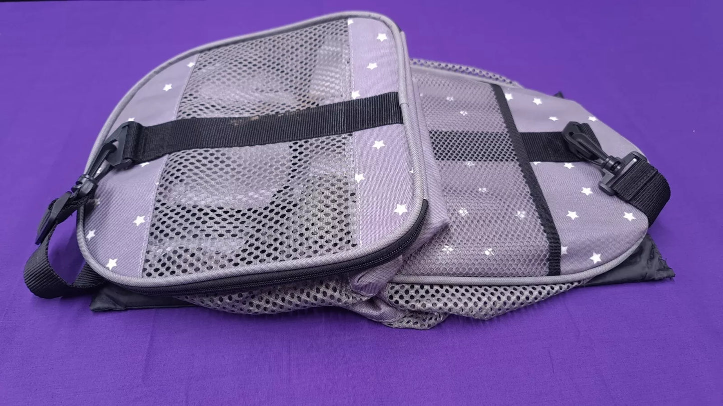 Folding Pet Carrier Grey