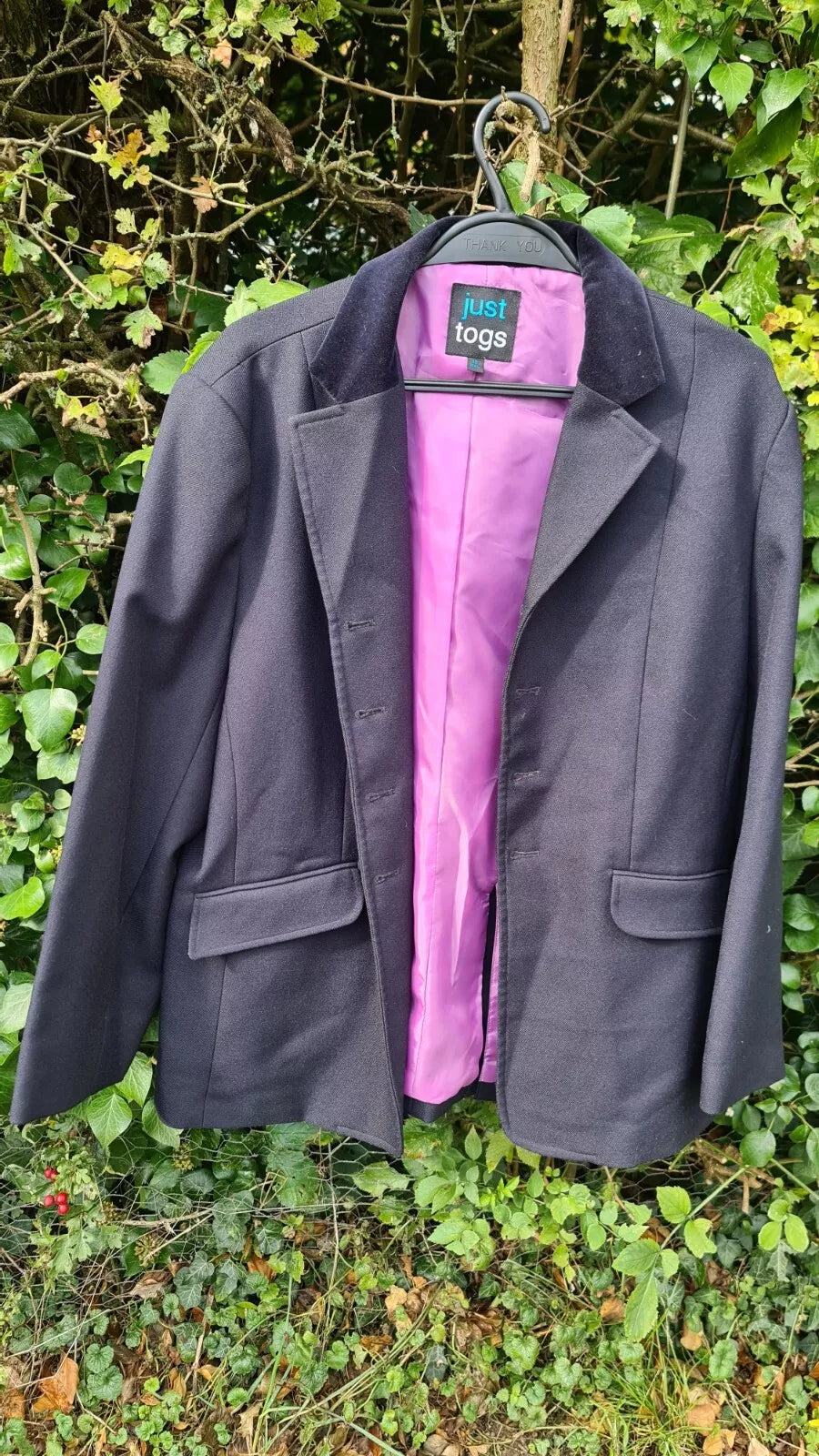 Show Jacket Navy Just Togs Size 18