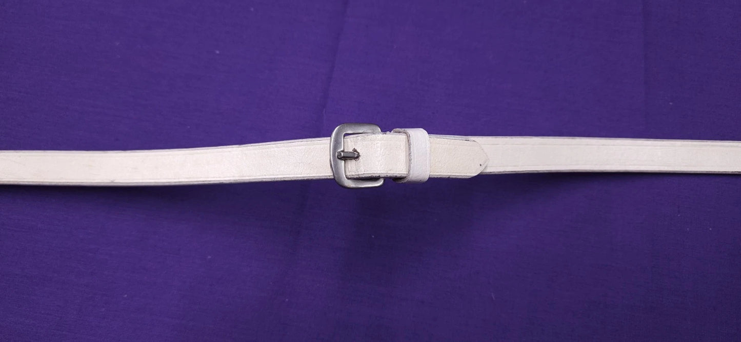 White Pony Size Horse Bridle With Flash And Reins BR370