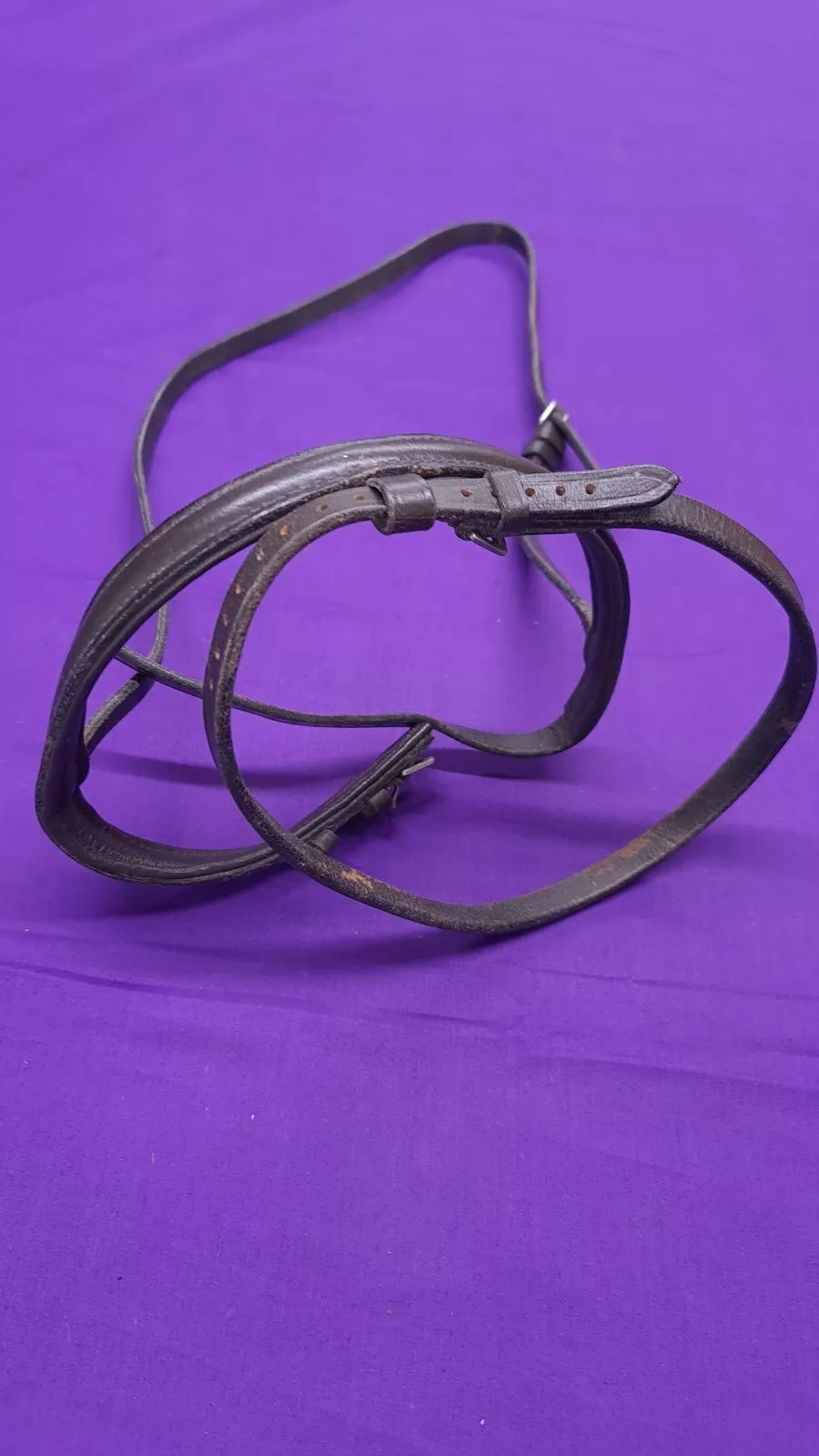 Noseband And Flash Brown Leather Full