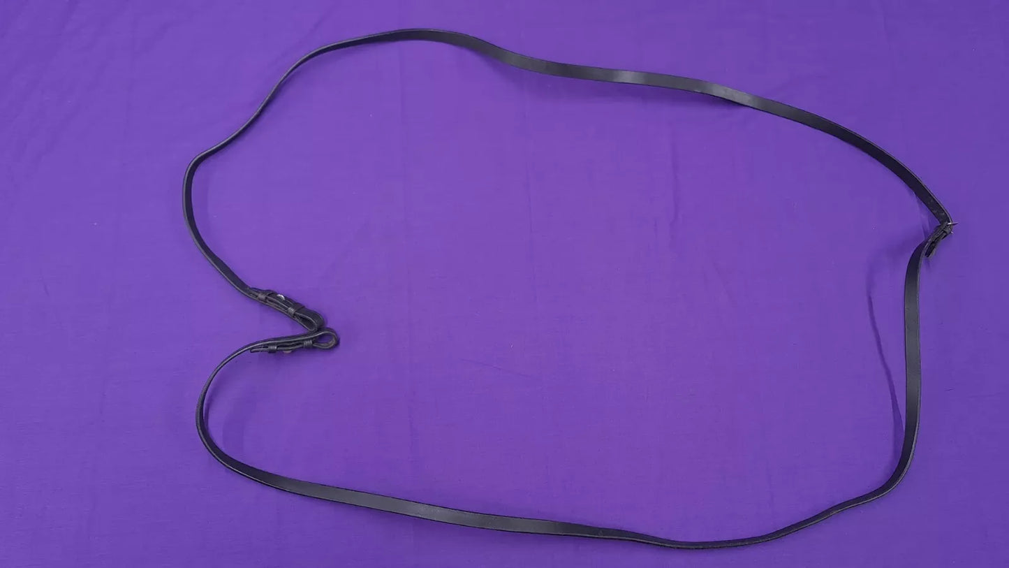 Black Leather Full Horse Riding Reins