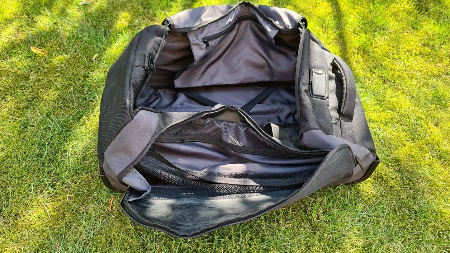 Quadra Jockey Black Kit Bag With Wheels