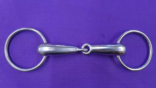 5" Hollow Mouth Loose Ring Snaffle