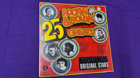 Various Artists - 25 Rockin' & Rollin' Greats NE493 Vinyl LP Record