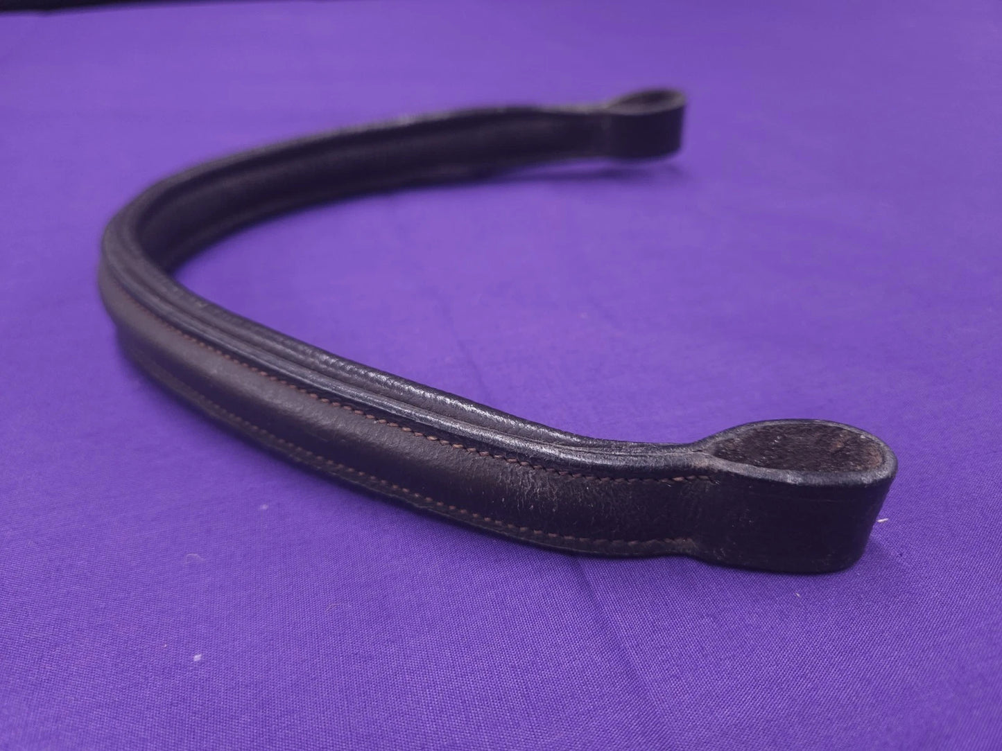 Full Size Brown Leather Horse Bridle Browband BR434