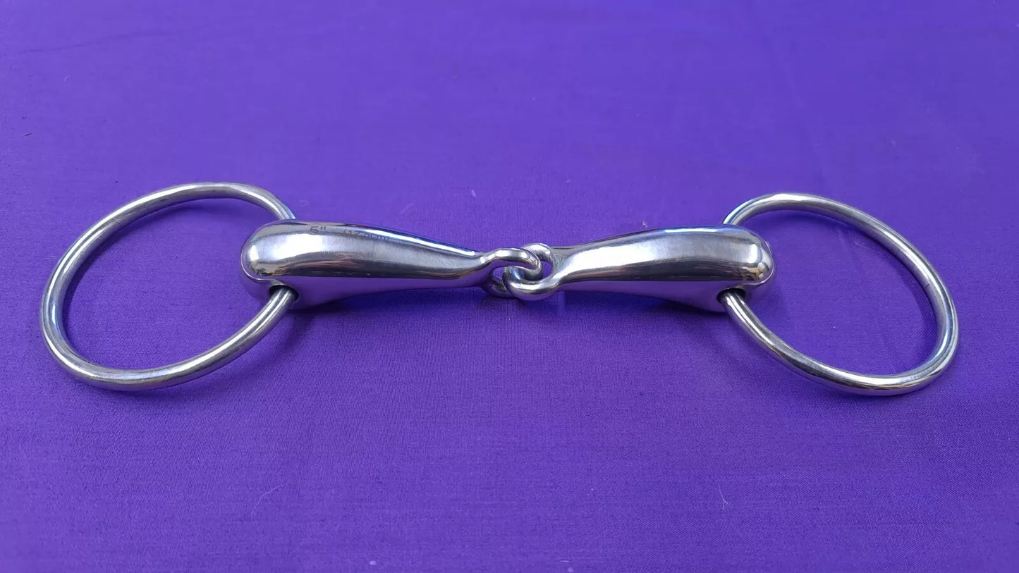 5" Hollow Mouth Loose Ring Snaffle