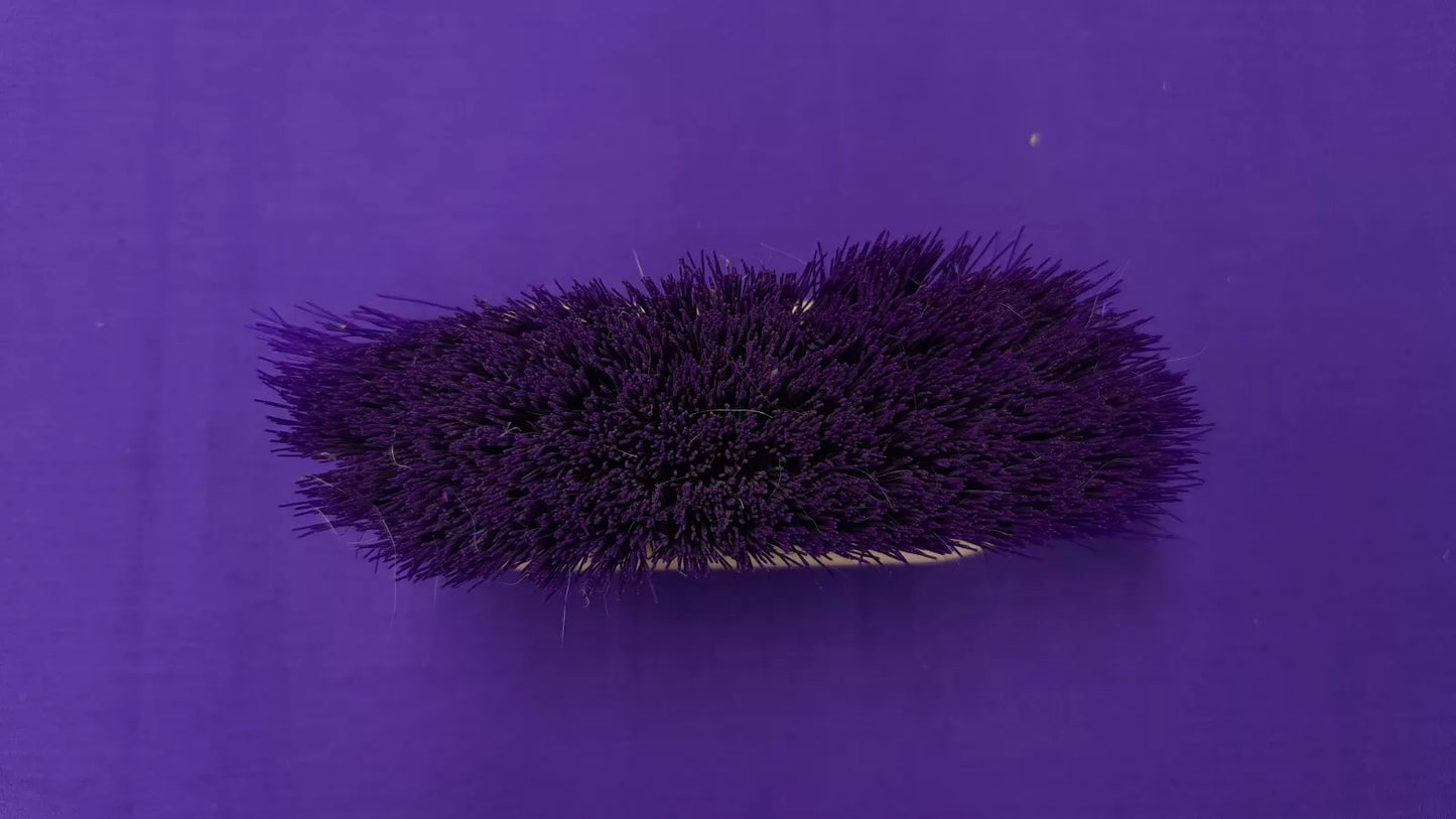 Purple Body Brush Horse Grooming