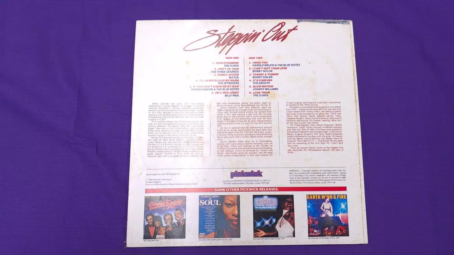 Various-Steppin' Out (The Sound Of Philadelphia Vol.1) SHM 3051 Vinyl LP Record