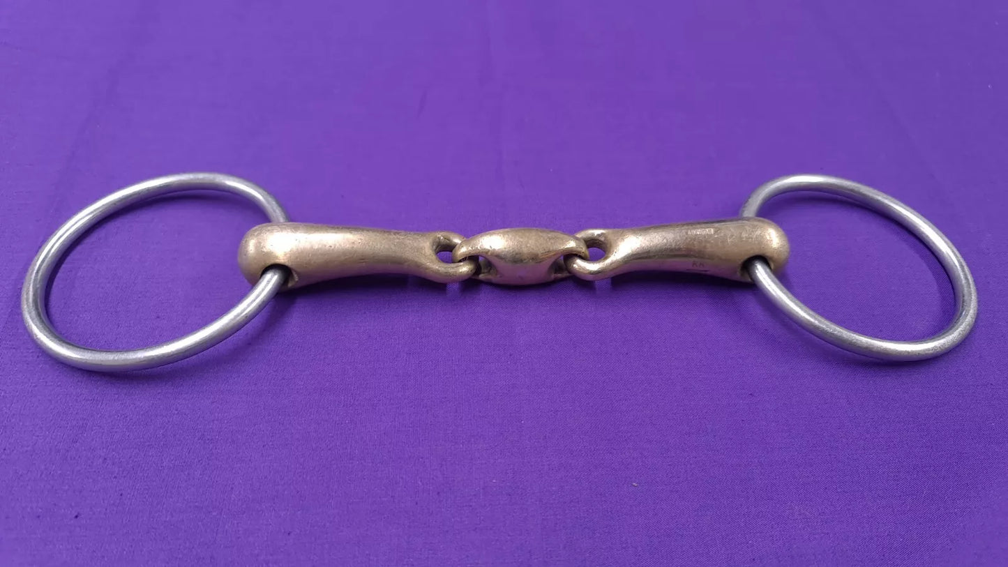 Sprenger KK Ultra Aurigan Loose Ring Copper Snaffle Lozenge Link