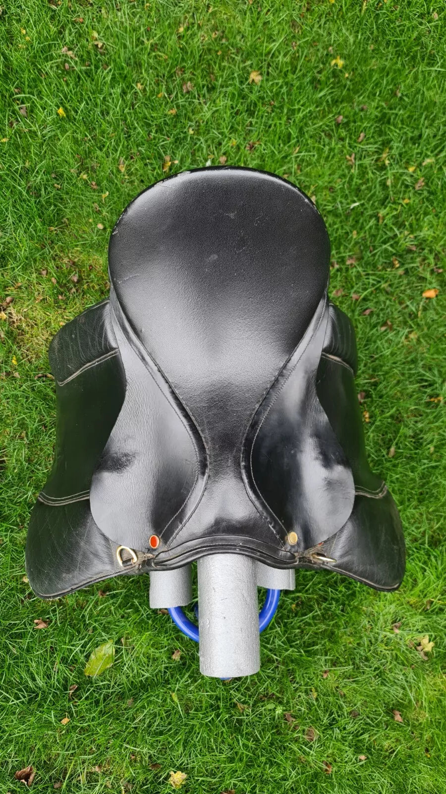 17" Black Leather Saddle