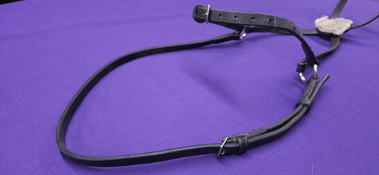 Full Size Black Horse Grackle Noseband BR422