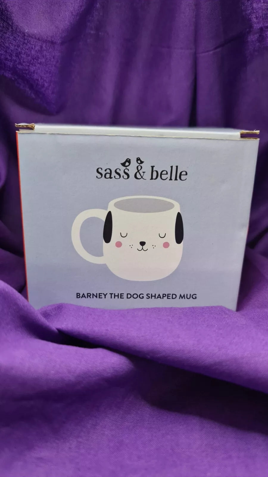 Sass & Belle Dog Lover Barney The Dog Shaped Mug Boxed New