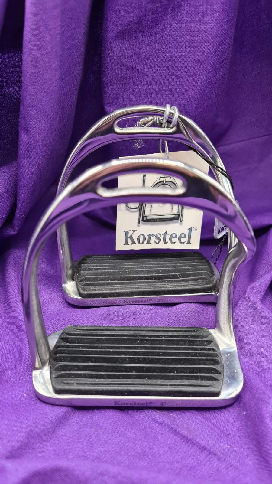 Korsteel Safety Stirrups Irons 4" Horse Riding