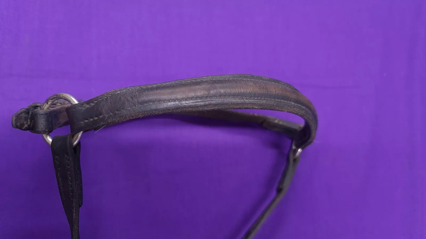 Drop Noseband And Headpiece Cob Size Black