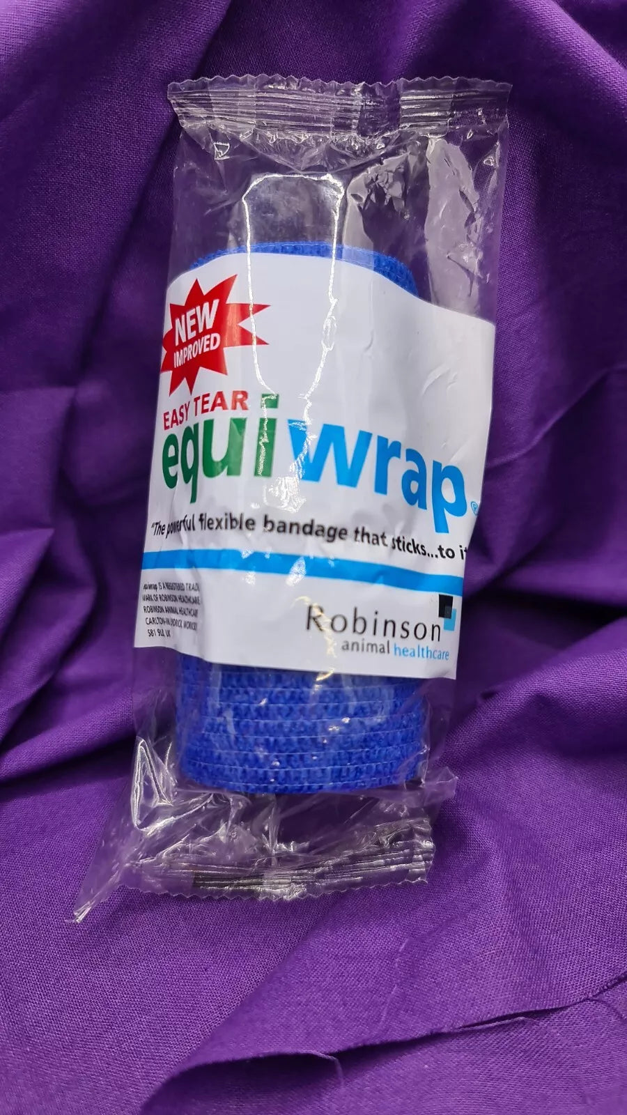 Equiwrap Blue Stretch Horse Leg Bandage