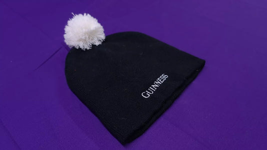 Guinness Woolie Bobble Beanie Hat