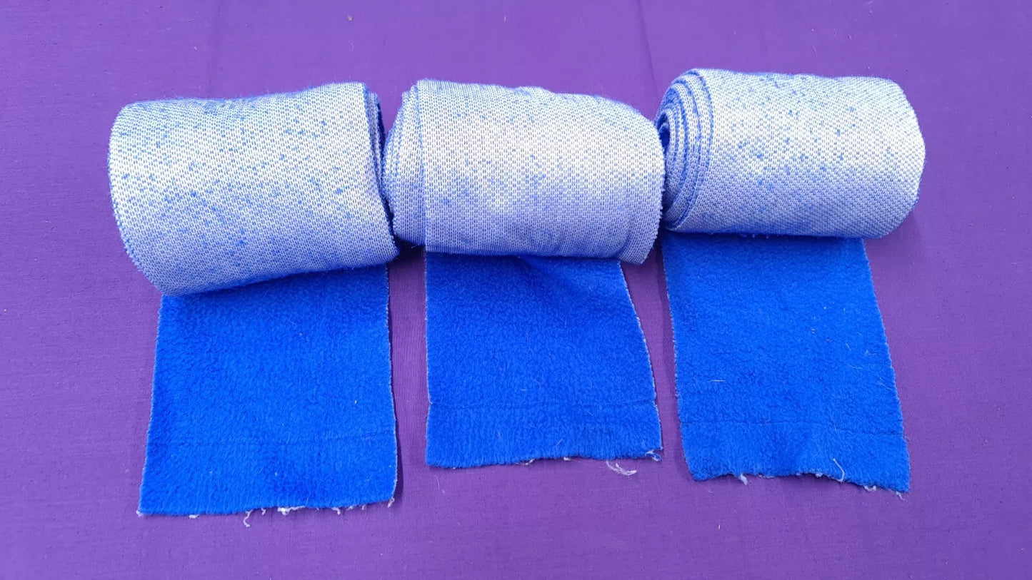 Blue Horse Leg Wraps Bandages