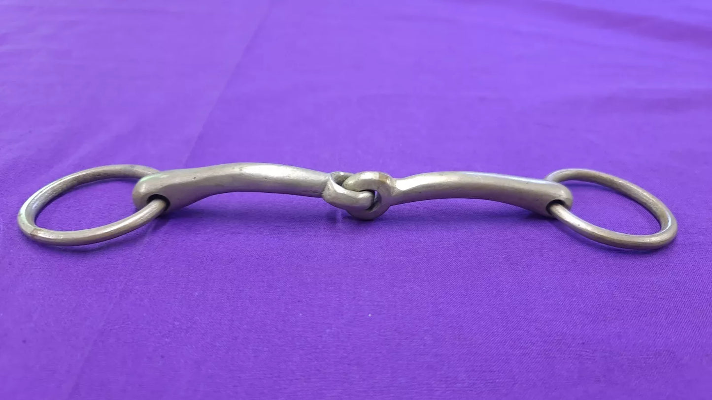 Snaffle 6" Horse Bit Small Ring Loose Ring