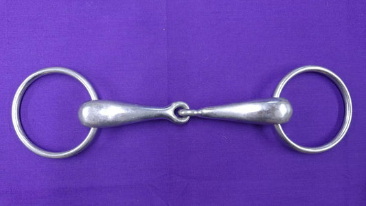 Snaffle 5.75" Loose Ring Horse Bit Single Joint