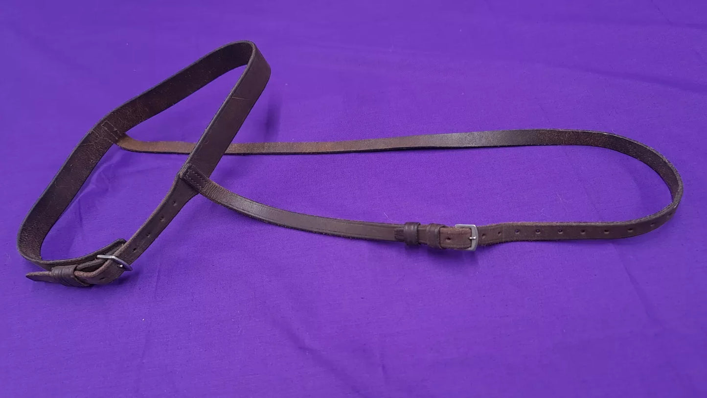 Brown Leather Plain Noseband Full