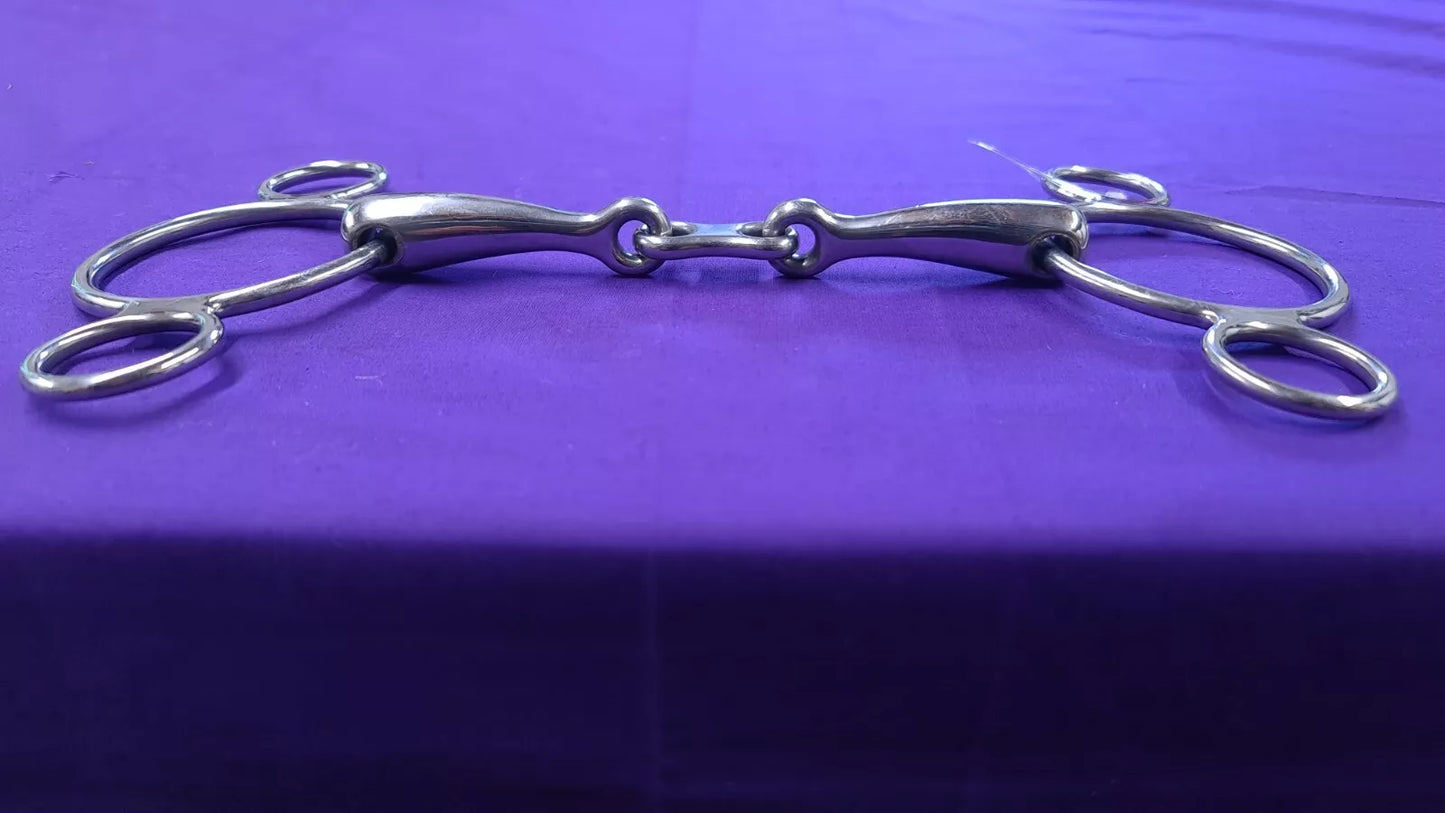 2 Ring Gag With French Link 6"