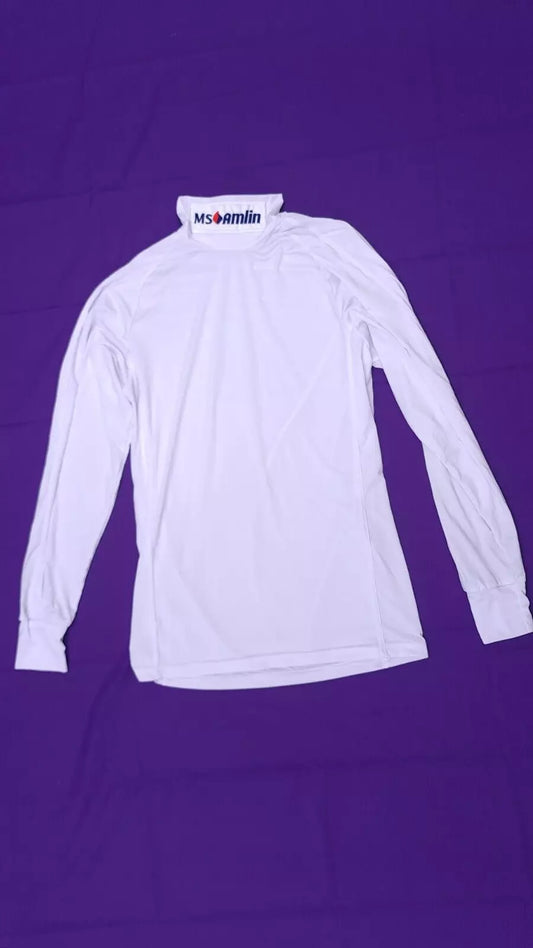 TKO Long Sleeve Jockey Race Shirt White 36" Chest