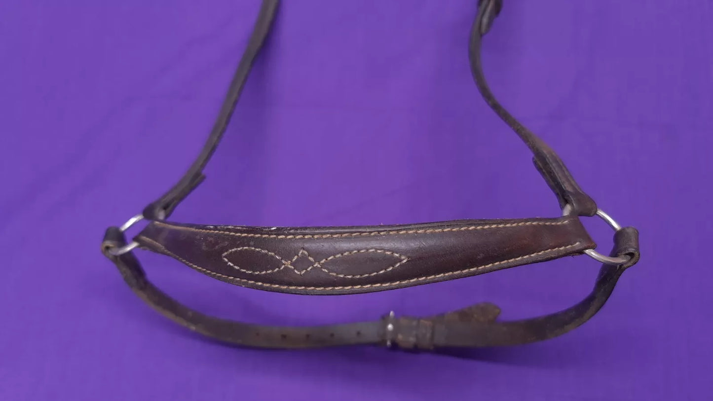 Brown Drop Noseband Full Size