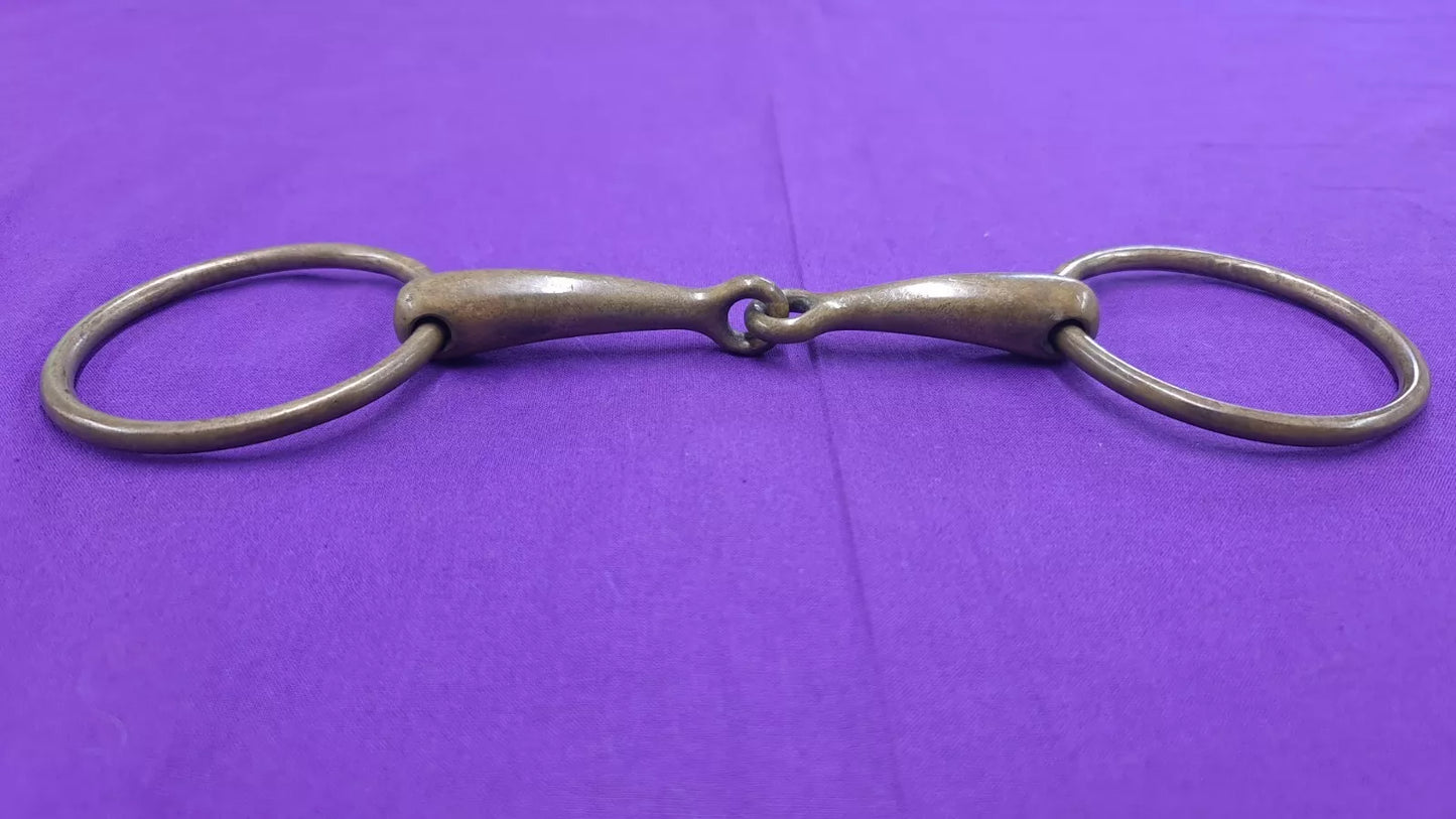 Vintage 5.5" Loose Ring Snaffle Horse Bit