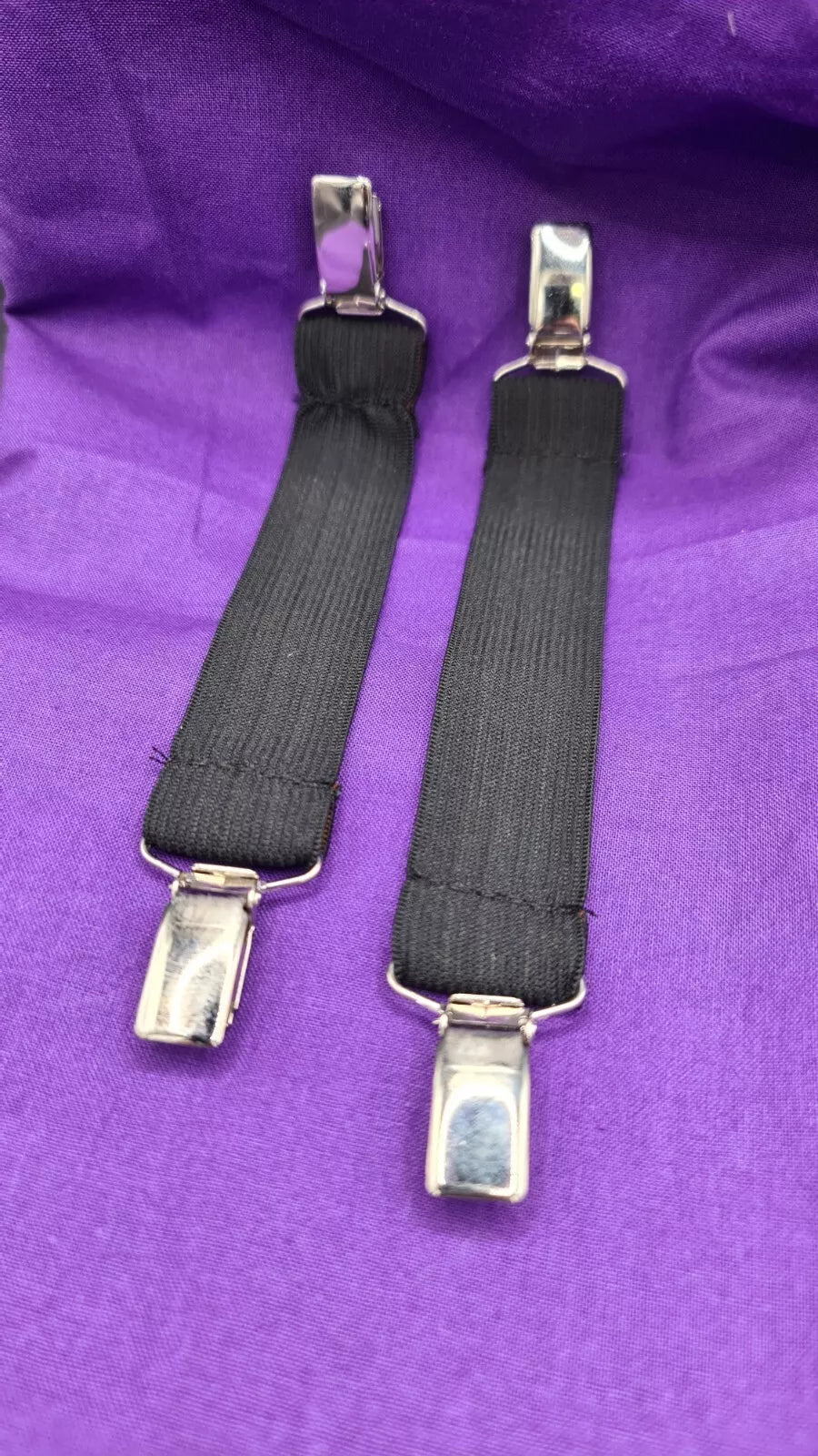 Pair of Black Eclipse Horse Riding Jodhpur Clips