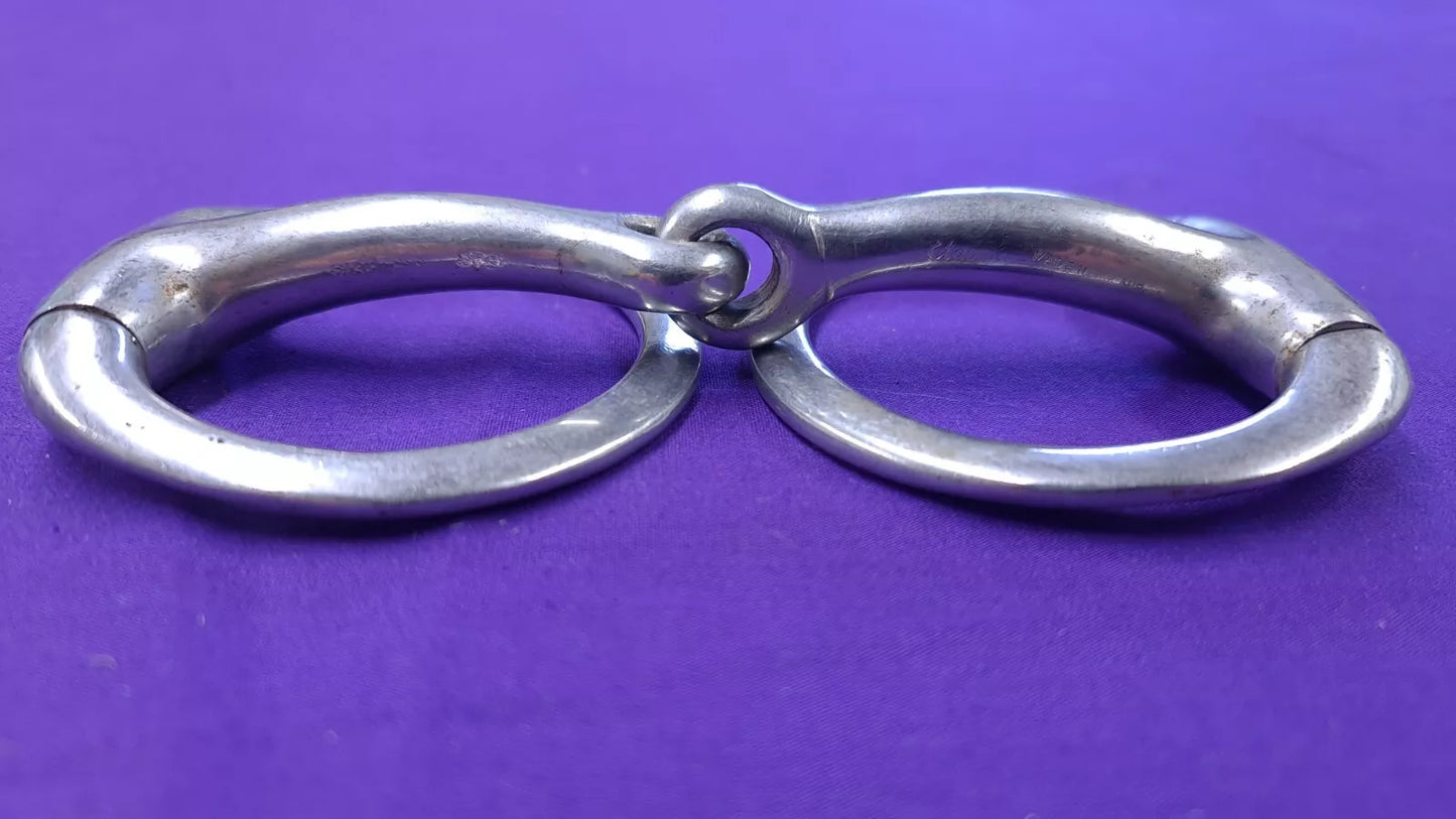 Flat Ring Single Jointed Eggbutt Snaffle 5"