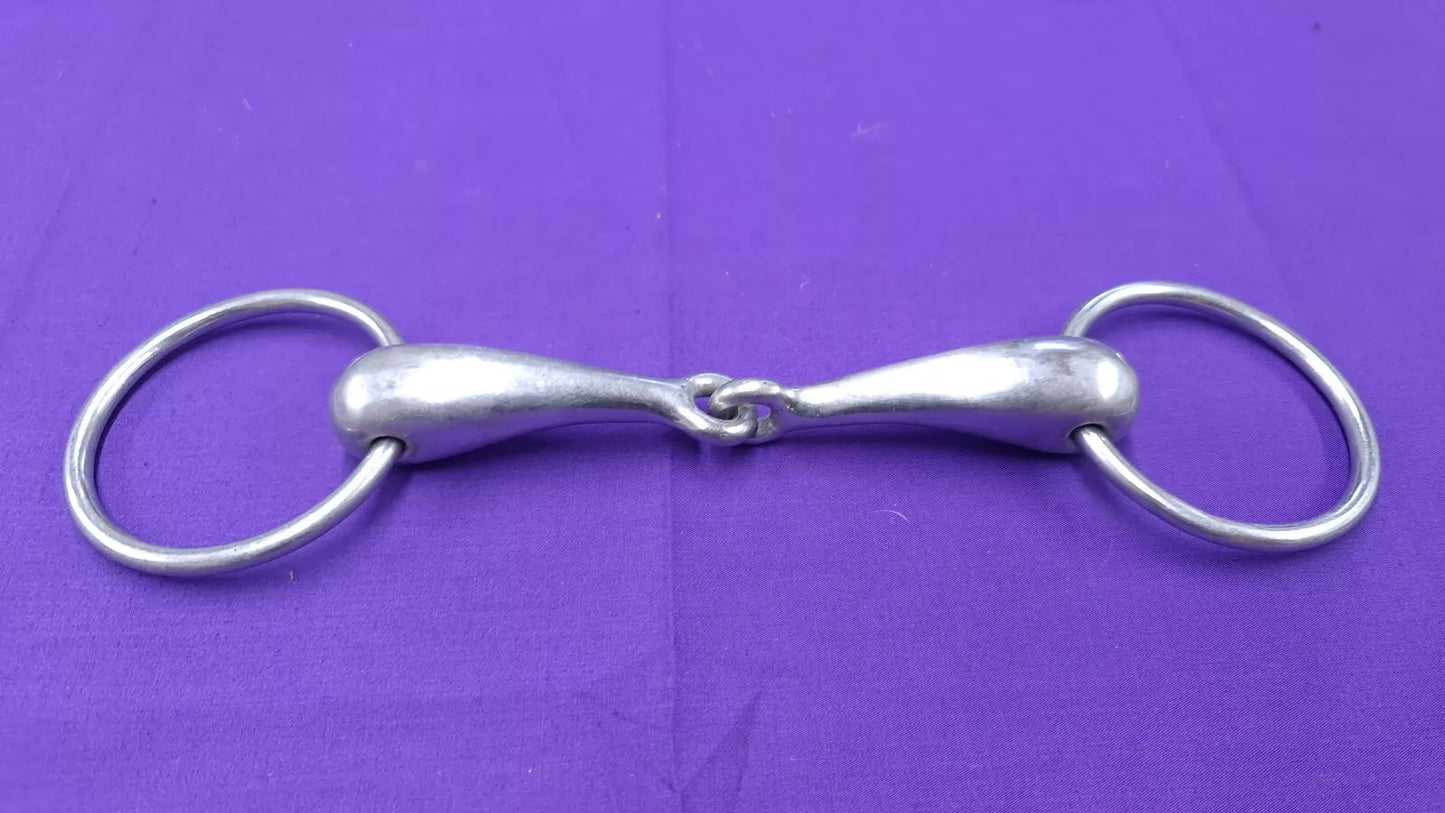 Snaffle 5.75" Loose Ring Horse Bit Single Joint